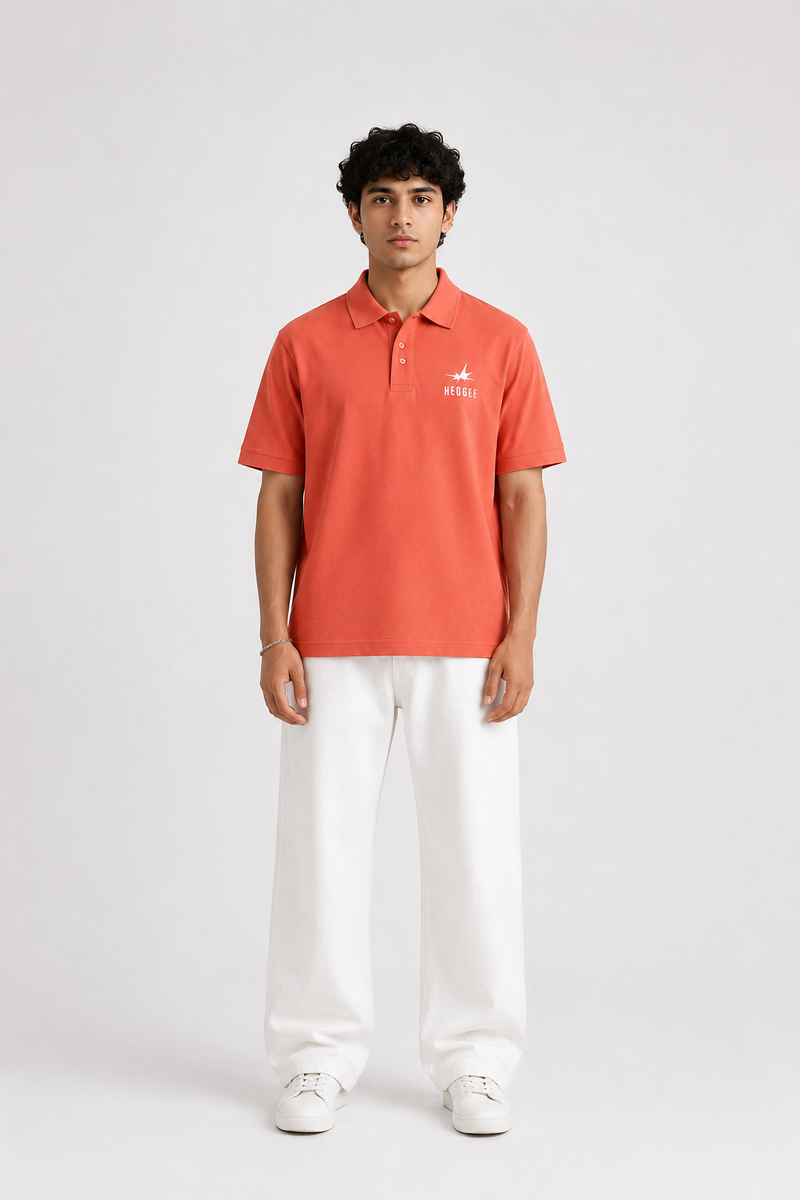 Signature - Rust Orange Polo
