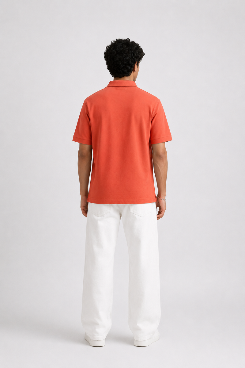 Signature - Rust Orange Polo