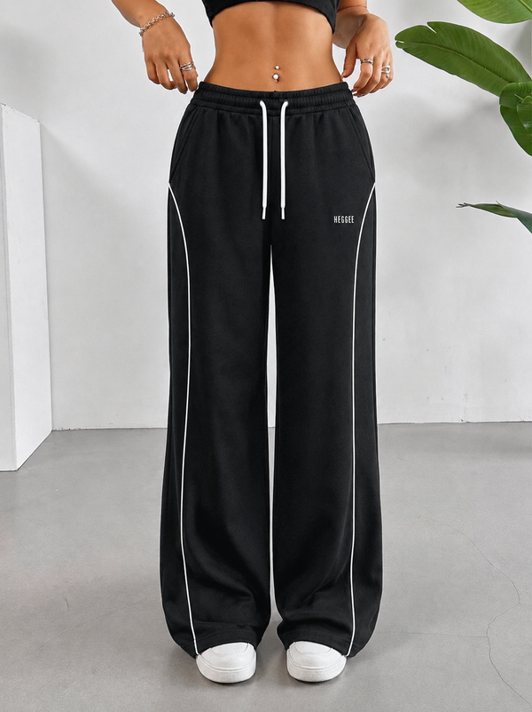 Black Panel Jogger