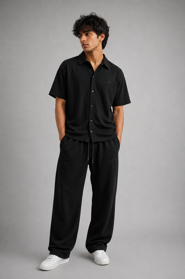 Black Minimal Co-Ord Set