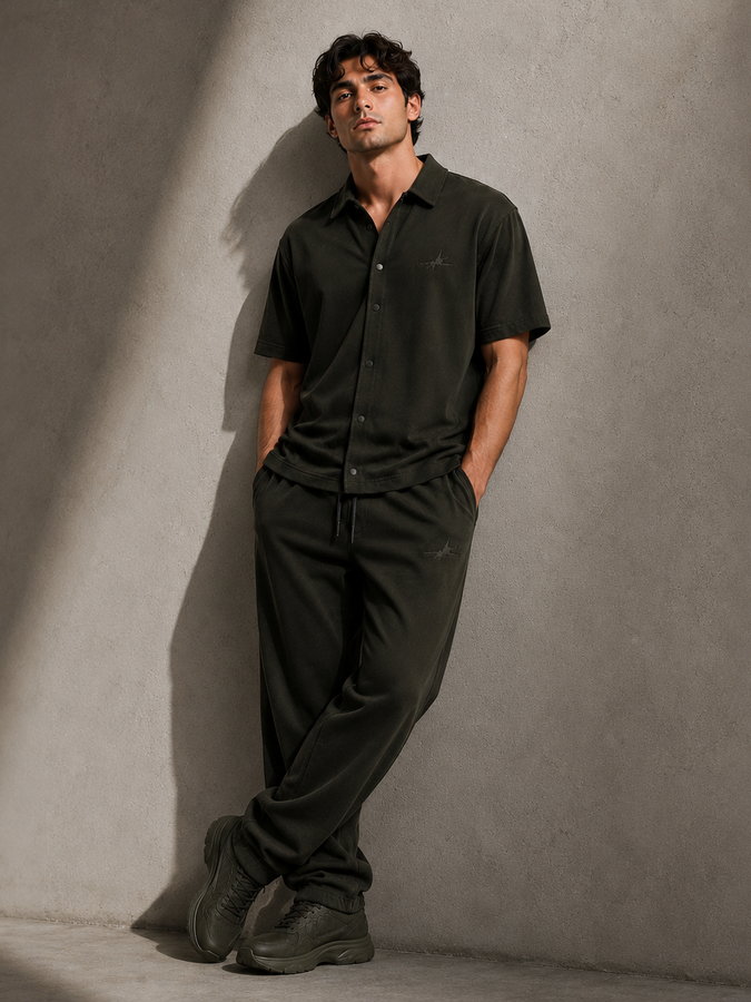Dark Olive Co-Ord Set
